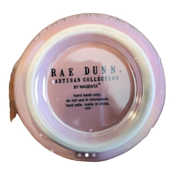 Rae Dunn Ceramic Set of 4 Pink Glazed "Elfin Around" Bowls-New Christmas - Picture 3 of 6